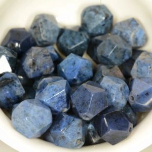 Shop Dumortierite Faceted Beads! 6MM South Africa Dumortierite Beads Star Cut Faceted Grade AA Genuine Natural Gemstone Beads 14.5" LOT 1,3,5,10 and 50 (80006138-M26) | Natural genuine faceted Dumortierite beads for beading and jewelry making.  #jewelry #beads #beadedjewelry #diyjewelry #jewelrymaking #beadstore #beading #affiliate #ad