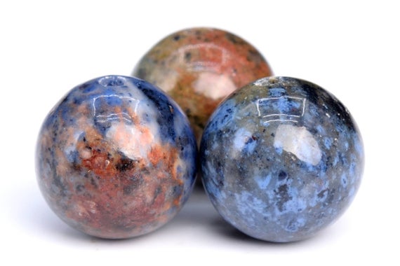 Genuine Natural Dumortierite Gemstone Beads 9-10mm Multicolor Round Aaa Quality Loose Beads (103014)