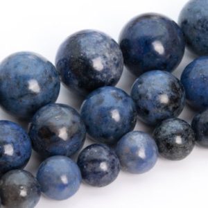 Blue Dumortierite Beads Grade AA Genuine Natural Gemstone Round Loose Beads 4MM 6MM 8MM 10MM 12MM Bulk Lot Options | Natural genuine round Dumortierite beads for beading and jewelry making.  #jewelry #beads #beadedjewelry #diyjewelry #jewelrymaking #beadstore #beading #affiliate #ad