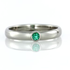 Emerald Engagement Ring | 14k Palladium White Gold | Wedding Band, Anniversary Gift, Promise Ring, May Birthstone Ring | Natural genuine Gemstone rings, simple unique alternative gemstone engagement rings. #rings #jewelry #bridal #wedding #jewelryaccessories #engagementrings #weddingideas #affiliate #ad