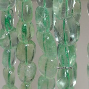 Shop Fluorite Chip & Nugget Beads! 17x4mm Green Fluorite Gemstone Nugget Loose Beads 7 inch Half Strand LOT 1,2,6 and 12 (90144117-B24-542) | Natural genuine chip Fluorite beads for beading and jewelry making.  #jewelry #beads #beadedjewelry #diyjewelry #jewelrymaking #beadstore #beading #affiliate #ad