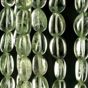 Shop Green Amethyst Beads! Green Amethyst Gemstone Grade A 18×13-13x10MM Nugget Pebble Loose Beads 7 inch Half Strand (90117851-B70) | Natural genuine chip Green Amethyst beads for beading and jewelry making.  #jewelry #beads #beadedjewelry #diyjewelry #jewelrymaking #beadstore #beading #affiliate #ad