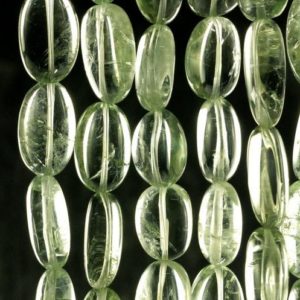 Green Amethyst Gemstone Grade A 27×16-19x12MM Nugget Pebble Loose Beads 7 inch Half Strand (90117850-B70) | Natural genuine chip Green Amethyst beads for beading and jewelry making.  #jewelry #beads #beadedjewelry #diyjewelry #jewelrymaking #beadstore #beading #affiliate #ad