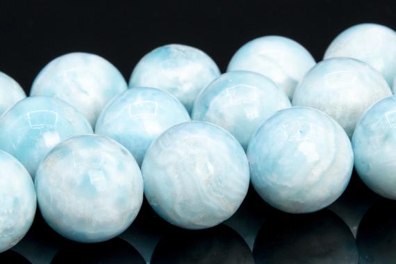 12mm Genuine Hemimorphite Aqua Blue Beads Grade Aaa Natural Gemstone Round Loose Beads 15.5" / 7.5" Bulk Lot Options (113556)