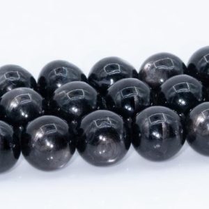 Black Aura Hypersthene Beads Genuine Natural Grade AAA Gemstone Round Loose Beads 6MM 8MM 10MM Bulk Lot Options | Natural genuine beads Gemstone beads for beading and jewelry making.  #jewelry #beads #beadedjewelry #diyjewelry #jewelrymaking #beadstore #beading #affiliate #ad