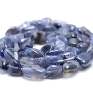 Shop Iolite Chip & Nugget Beads! 6-7MM  Iolite Gemstone Pebble Nugget Granule Loose Beads 16 inch Full Strand (80001955-A31) | Natural genuine chip Iolite beads for beading and jewelry making.  #jewelry #beads #beadedjewelry #diyjewelry #jewelrymaking #beadstore #beading #affiliate #ad