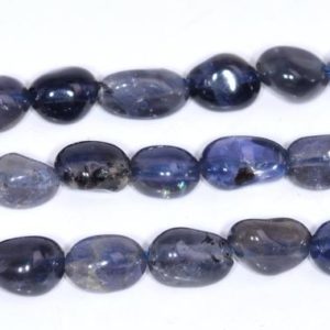 Shop Iolite Beads! 6-8MM Iolite Beads Pebble Nugget Grade AA Genuine Natural Gemstone Beads 15.5"/7.5" Bulk Lot Options (108456) | Natural genuine beads Iolite beads for beading and jewelry making.  #jewelry #beads #beadedjewelry #diyjewelry #jewelrymaking #beadstore #beading #affiliate #ad