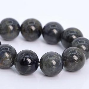 Shop Iolite Round Beads! 9MM Blue Black Iolite Beads A Genuine Natural South Africa Gemstone Half Strand Round Loose Beads 7.5" BULK LOT 1,3,5,10,50 (105503h-1695) | Natural genuine round Iolite beads for beading and jewelry making.  #jewelry #beads #beadedjewelry #diyjewelry #jewelrymaking #beadstore #beading #affiliate #ad