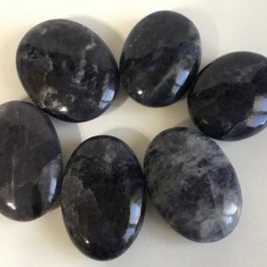 Shop Iolite Stones & Crystals! Iolite Palm Stone, Healing Stone, Healing Crystal, Spiritual Stone, Meditation | Natural genuine stones & crystals in various shapes & sizes. Buy raw cut, tumbled, or polished gemstones for making jewelry or crystal healing energy vibration raising reiki stones. #crystals #gemstones #crystalhealing #crystalsandgemstones #energyhealing #affiliate #ad