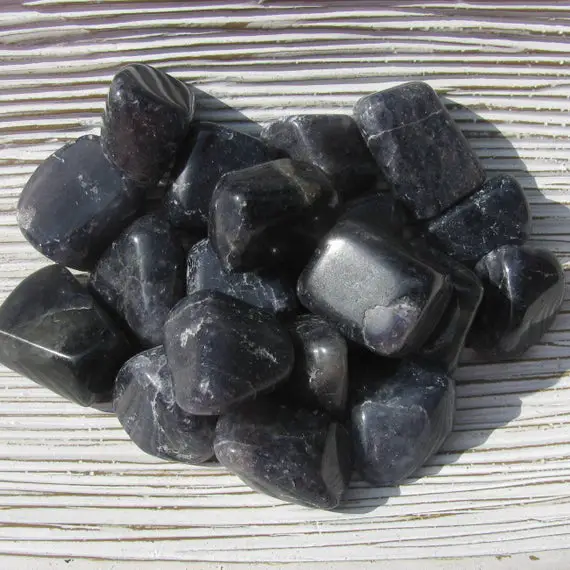 Tumbled Purple Iolite Crystal For Dreams And Intuition, Vikings Compass Crystal, Third Eye Chakra Crystal, Psychic Vision Crystal