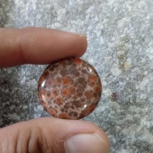 Shop Jasper Cabochons! Natural Red Poppy Jasper 25mm  mm Round  shape cabochon gemstone | Natural genuine stones & crystals in various shapes & sizes. Buy raw cut, tumbled, or polished gemstones for making jewelry or crystal healing energy vibration raising reiki stones. #crystals #gemstones #crystalhealing #crystalsandgemstones #energyhealing #affiliate #ad