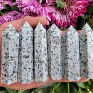 Shop Jasper Stones & Crystals! Kiwi Jasper Point – Self-Standing – Jasper Stone – Healing Crystals | Natural genuine stones & crystals in various shapes & sizes. Buy raw cut, tumbled, or polished gemstones for making jewelry or crystal healing energy vibration raising reiki stones. #crystals #gemstones #crystalhealing #crystalsandgemstones #energyhealing #affiliate #ad