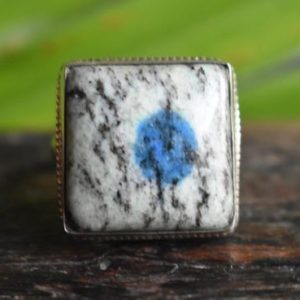 Shop Jasper Rings! 925 silver k2 jasper ring-natural k2 jasper ring-k2 jasper ring-handmade ring-jasper ring-design ring | Natural genuine Jasper rings, simple unique handcrafted gemstone rings. #rings #jewelry #shopping #gift #handmade #fashion #style #affiliate #ad