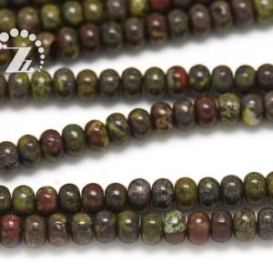 Shop Jasper Rondelle Beads! Dragon Blood Jasper smooth rondelle spacer beads,roundel bead,abacus bead,Natural,DIY beads,4x6mm 5x8mm 6x10mm for choice,15" full strand | Natural genuine rondelle Jasper beads for beading and jewelry making.  #jewelry #beads #beadedjewelry #diyjewelry #jewelrymaking #beadstore #beading #affiliate #ad