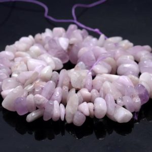 Shop Kunzite Beads! 7-8MM Pink Kunzite Gemstone Pebble Nugget Chip Loose Beads 15.5 inch  (80002071-A9) | Natural genuine beads Kunzite beads for beading and jewelry making.  #jewelry #beads #beadedjewelry #diyjewelry #jewelrymaking #beadstore #beading #affiliate #ad