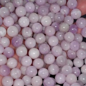 Shop Kunzite Round Beads! 10mm Natural Kunzite Gemstone Grade AA Lavender Purple Round Loose Beads 15.5 inch Full Strand LOT 1,2,6,12 and 50 (80000819-282) | Natural genuine round Kunzite beads for beading and jewelry making.  #jewelry #beads #beadedjewelry #diyjewelry #jewelrymaking #beadstore #beading #affiliate #ad