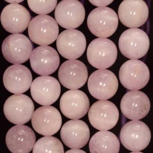 Shop Kunzite Round Beads! 11-12mm Genuine Kunzite Gemstone Grade AAA Pink Round Loose Beads 7.5 inch Half Strand (80005554-470) | Natural genuine round Kunzite beads for beading and jewelry making.  #jewelry #beads #beadedjewelry #diyjewelry #jewelrymaking #beadstore #beading #affiliate #ad