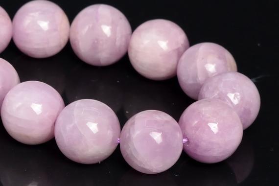 13mm Kunzite Beads Brazil Grade A+ Genuine Natural Gemstone Half Strand Round Loose Beads 8" Bulk Lot Options (109141h-2881)