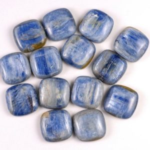 Shop Kyanite Cabochons! Super Kyanite 18mm Blue Square Cabochon Cab 1 Piece (90183043-C1) | Natural genuine stones & crystals in various shapes & sizes. Buy raw cut, tumbled, or polished gemstones for making jewelry or crystal healing energy vibration raising reiki stones. #crystals #gemstones #crystalhealing #crystalsandgemstones #energyhealing #affiliate #ad