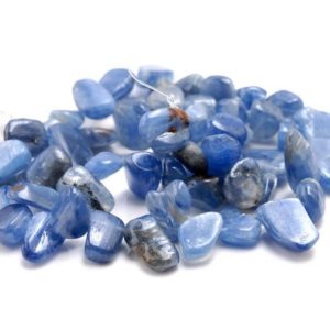 Shop Kyanite Chip & Nugget Beads! 9-11MM  Kyanite Gemstone Pebble Nugget Chip Loose Beads 7.5 inch  (80001847 H-A25) | Natural genuine chip Kyanite beads for beading and jewelry making.  #jewelry #beads #beadedjewelry #diyjewelry #jewelrymaking #beadstore #beading #affiliate #ad