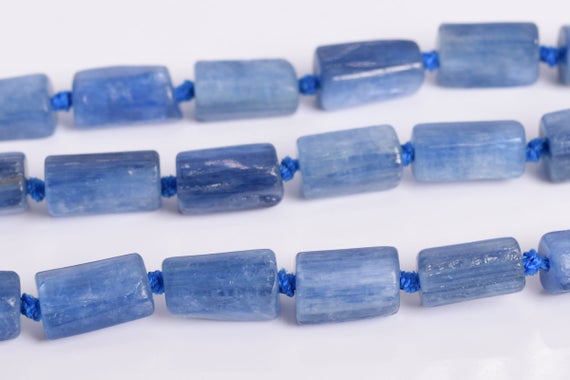6-9mm Kyanite Beads Faceted Nugget Rectangle Tube South Africa Grade Aaa Genuine Natural Gemstone Beads 16" Bulk Lot Options (108361-2644)