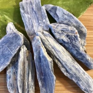 Natural 3 Kyanite blades crystal geode gem rough | Natural genuine stones & crystals in various shapes & sizes. Buy raw cut, tumbled, or polished gemstones for making jewelry or crystal healing energy vibration raising reiki stones. #crystals #gemstones #crystalhealing #crystalsandgemstones #energyhealing #affiliate #ad