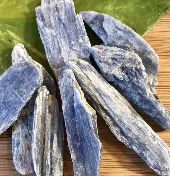 Natural 3 Kyanite Blades Crystal Geode Gem Rough