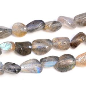 Shop Labradorite Chip & Nugget Beads! 7-9MM Light Gray Labradorite Beads Pebble Nugget Madagascar Grade AA Genuine Natural Gemstone Beads 15.5"/7.5" Bulk Lot Options (108426) | Natural genuine chip Labradorite beads for beading and jewelry making.  #jewelry #beads #beadedjewelry #diyjewelry #jewelrymaking #beadstore #beading #affiliate #ad