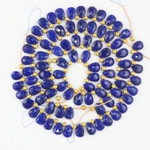 Shop Lapis Lazuli Faceted Beads! Super Quality 1 Strand Natural Lapis lazuli Pear Shape Faceted Size 8×12-10x14mm Approx,Strand,Natural Lapis Lazuli Beads,Pear Lapis 21 Pcs | Natural genuine faceted Lapis Lazuli beads for beading and jewelry making.  #jewelry #beads #beadedjewelry #diyjewelry #jewelrymaking #beadstore #beading #affiliate #ad