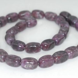 Shop Lepidolite Chip & Nugget Beads! 12X8mm Purple Lepidolite Gemstone Grade A Stick Pebble Chip  Loose Beads 16 inch Full Strand (90188013-672) | Natural genuine chip Lepidolite beads for beading and jewelry making.  #jewelry #beads #beadedjewelry #diyjewelry #jewelrymaking #beadstore #beading #affiliate #ad