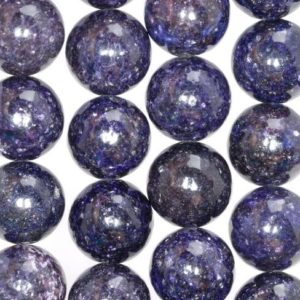 Shop Lepidolite Round Beads! 17-18MM Genuine Purple Lepidolite Gemstone Grade AA Round Loose Beads 8 inch Half Strand (80003792-B93) | Natural genuine round Lepidolite beads for beading and jewelry making.  #jewelry #beads #beadedjewelry #diyjewelry #jewelrymaking #beadstore #beading #affiliate #ad
