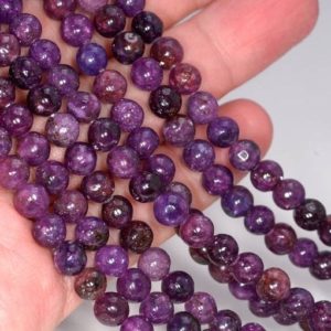 Shop Lepidolite Round Beads! 6mm Mauve Lepidolite Gemstone Grade AA Purple Round 6mm Loose Beads 16 inch Full Strand LOT 1,2,6,12 and 50 (90146595-161) | Natural genuine round Lepidolite beads for beading and jewelry making.  #jewelry #beads #beadedjewelry #diyjewelry #jewelrymaking #beadstore #beading #affiliate #ad