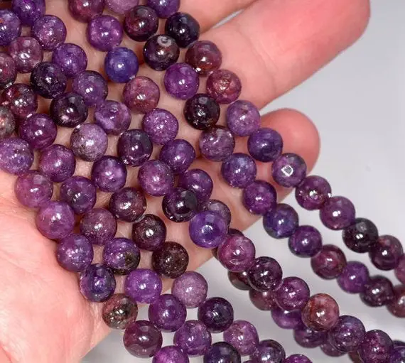 6mm Mauve Lepidolite Gemstone Grade Aa Purple Round 6mm Loose Beads 16 Inch Full Strand Lot 1,2,6,12 And 50 (90146595-161)