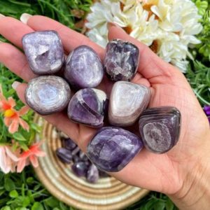 Shop Tumbled Lepidolite Crystals & Pocket Stones! Gem Lepidolite Tumble Pristine Quality from Brazil – No. 158 | Natural genuine stones & crystals in various shapes & sizes. Buy raw cut, tumbled, or polished gemstones for making jewelry or crystal healing energy vibration raising reiki stones. #crystals #gemstones #crystalhealing #crystalsandgemstones #energyhealing #affiliate #ad