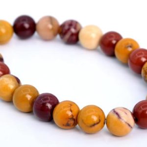 Shop Mookaite Jasper Bracelets! Genuine Natural Mookaite Gemstone Beads 8MM Multicolor Round AAA Quality Bracelet (106620h-2016) | Natural genuine Mookaite Jasper bracelets. Buy crystal jewelry, handmade handcrafted artisan jewelry for women.  Unique handmade gift ideas. #jewelry #beadedbracelets #beadedjewelry #gift #shopping #handmadejewelry #fashion #style #product #bracelets #affiliate #ad