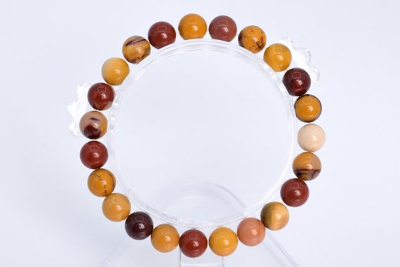 8mm Mookaite Beads Bracelet Grade Aaa Genuine Natural Round Gemstone 7" Bulk Lot Options (106620h-2016)
