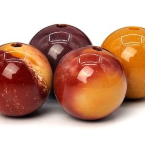 Shop Mookaite Jasper Beads! Genuine Natural Mookaite Gemstone Beads 8MM Round AAA Quality Loose Beads (100100) | Natural genuine beads Mookaite Jasper beads for beading and jewelry making.  #jewelry #beads #beadedjewelry #diyjewelry #jewelrymaking #beadstore #beading #affiliate #ad