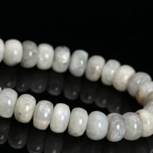 Shop Moonstone Rondelle Beads! 8×3-5mm Light Gray Moonstone Beads India Grade A Genuine Natural Gemstone Half Strand Rondelle Loose Beads 7" Bulk Lot Option (112265h-3492) | Natural genuine rondelle Moonstone beads for beading and jewelry making.  #jewelry #beads #beadedjewelry #diyjewelry #jewelrymaking #beadstore #beading #affiliate #ad