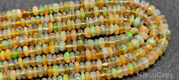 Aaa+ Quality Natural Ethiopian Opal Raw Uncut Chip Gemstone Beads,ethiopian Opal Raw Uncut Beads,34"ethiopian Opal Bead For Handmade Jewelry