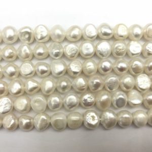 Shop Pearl Chip & Nugget Beads! Natural Freeshape White Freshwater Pearl Nugget Grade A Twolight Loose Beads 14 inch Jewelry Supply Bracelet Necklace Material Support | Natural genuine chip Pearl beads for beading and jewelry making.  #jewelry #beads #beadedjewelry #diyjewelry #jewelrymaking #beadstore #beading #affiliate #ad