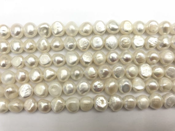 Natural Freeshape White Freshwater Pearl Nugget Grade A Twolight Loose Beads 14 Inch Jewelry Supply Bracelet Necklace Material Support