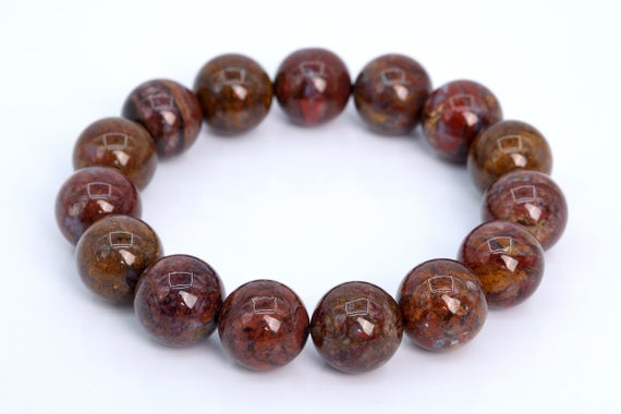 15 Pcs - 14mm Pietersite Beads Grade Aaa Genuine Natural Round Gemstone Loose Beads (105784)