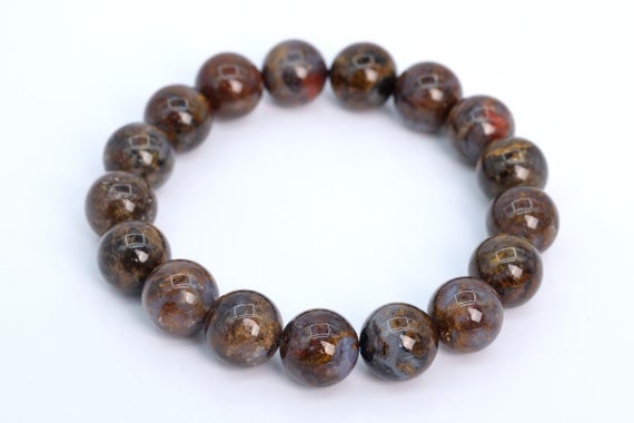 17 Pcs - 12mm Pietersite Beads Grade Aaa Genuine Natural Round Gemstone Loose Beads (105746)