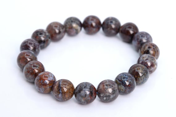 18 Pcs - 11mm Pietersite Beads Grade Aaa Genuine Natural Round Gemstone Loose Beads (105707)