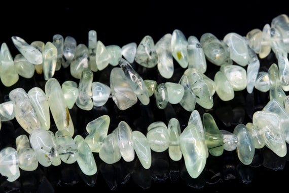 12-24x3-5mm Light Green Prehnite Beads Stick Pebble Chip Genuine Natural Grade Aa Gemstone Loose Beads 15.5"/7.5" Bulk Lot Options (112827)