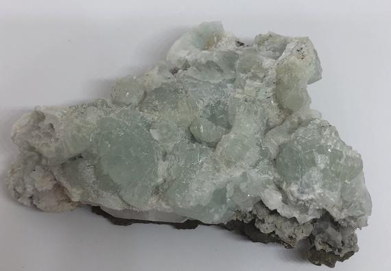 Prehnite Natural Raw Stone, Botryoidal Prehnite Specimen, Healing Crystals And Stones