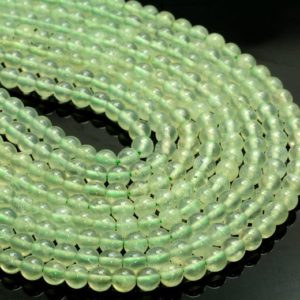 Shop Prehnite Round Beads! 6mm Green Prehnite Gemstone Grade Aaa Round Beads 15.5 inch Full Strand BULK LOT 1,2,6,12 and 50 (80007376-A258) | Natural genuine round Prehnite beads for beading and jewelry making.  #jewelry #beads #beadedjewelry #diyjewelry #jewelrymaking #beadstore #beading #affiliate #ad