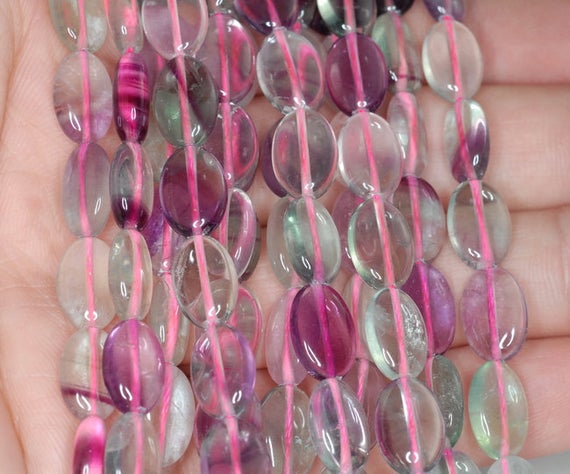 14x10mm Rainbow Fluorite Gemstone Grade Aa Oval Beads 15.5 Inch Full Strand Bulk Lot 1,2,6,12 And 50 (90187698-691) 14x10mm Rainbow Fluorite Gemstone Grade Aa Oval Beads 15.5 Inch Full Strand Bulk Lot 1,2,6,12 And 50 (90187698-691)