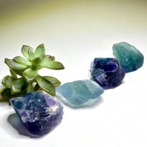Natural Rainbow Fluorite, Raw Rainbow Fluorite Crystal