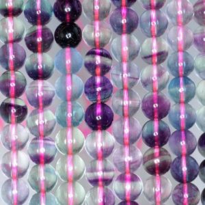 7mm Rainbow Fluorite Gemstone Grade AAA Round Loose Beads 15.5 inch Full Strand (90187764-686) 7mm Rainbow Fluorite Gemstone Grade AAA Round Loose Beads 15.5 inch Full Strand (90187764-686)